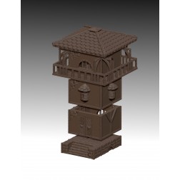 3D Printable Scenery - Village Pack 3 - Fortifications