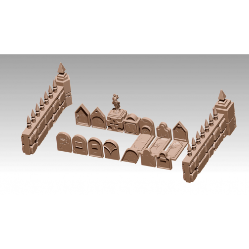 3D Printable Scenery - Games &amp; Miniatures | Via Ludibunda
