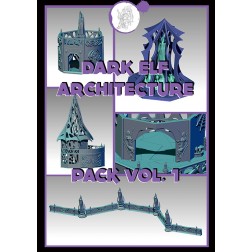 3D Printable Scenery - Drow Architecture