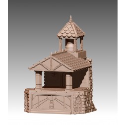 3D Printable Scenery - Village Pack 2 - Specialty Houses